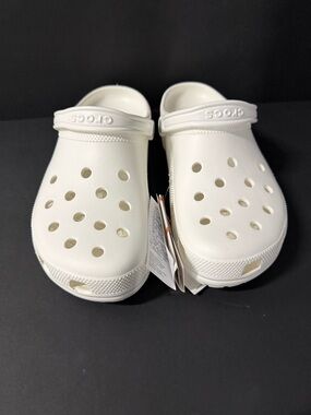 Crocs Classic Clog Mens Size 13 White Beach Walking Outdoor Slip On Sandals New